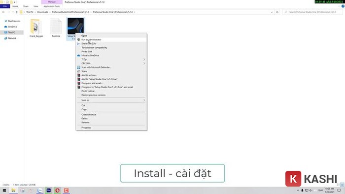 Run as administrator
