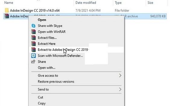 Thực hiện giải nén phần mềm Thực hiện giải nén phần mềm