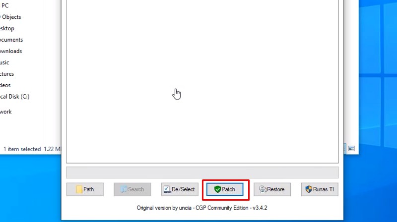 Encoder 2025: Hướng dẫn cài đặt chi tiết 18 Bấm Patch