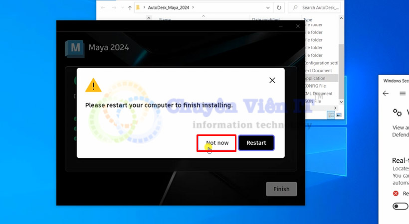 Tiến hành Not Now.