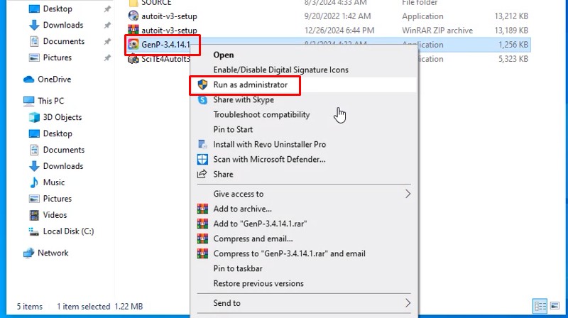 Adobe Audition 2025: Video hướng dẫn cài đặt chi tiết 27 Khởi chạy file bằng quyền admin như hình