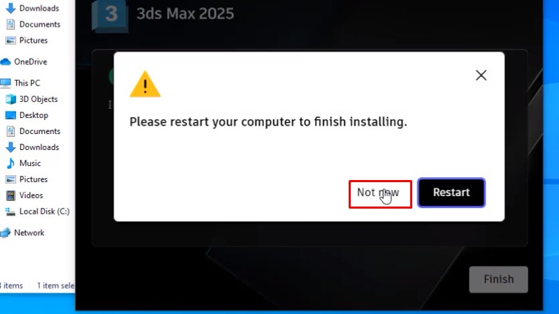 3Ds Max 2025: Hình Ảnh Hướng Dẫn Cài Đặt Chi Tiết 15 Bấm Not now