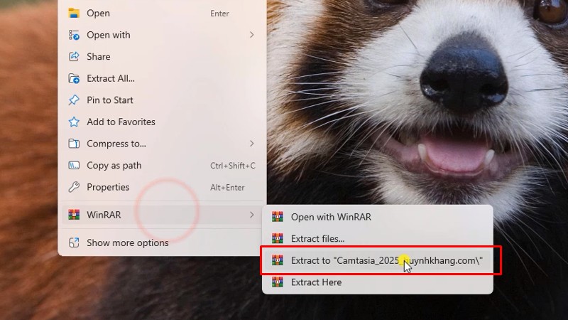 Camtasia 2025: Cài đặt rất dễ và nhanh 10 Giải nén phần mềm Camtasia 2025