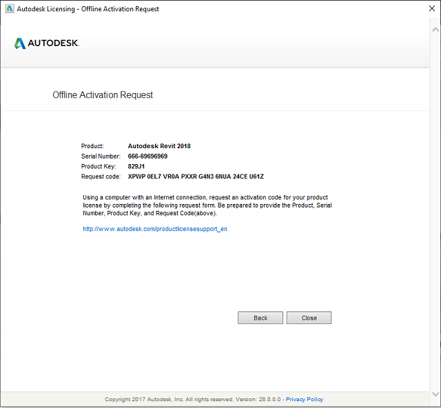 nhấn vào mục “Back” để tiếp tục quá trình kích hoạt nhấn vào mục “Back” để tiếp tục quá trình kích hoạt
