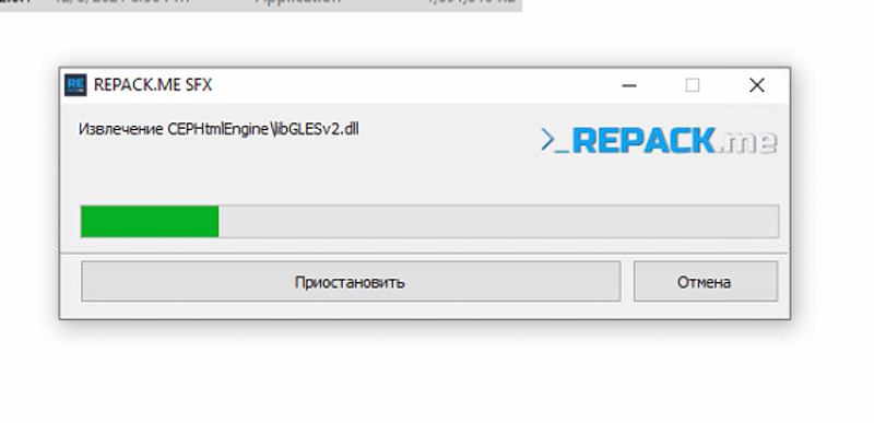 Các bạn để nguyên cho nó Repack nhé click vào gì hết
