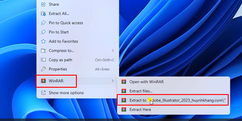 Adobe Illustrator 2023: Tải, Cài Đặt & Hướng Dẫn Chi Tiết 10 Giải nén phần mềm