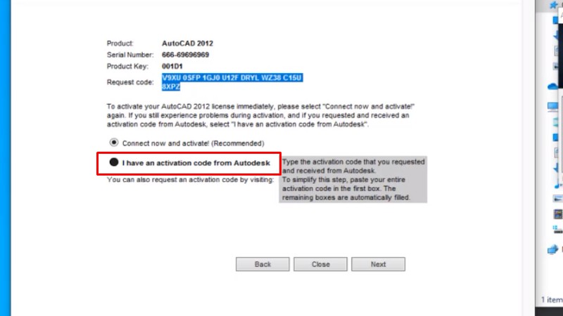 Tích vào I heva an activa.......
