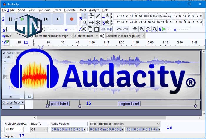 Phần mềm Audacity Phần mềm Audacity
