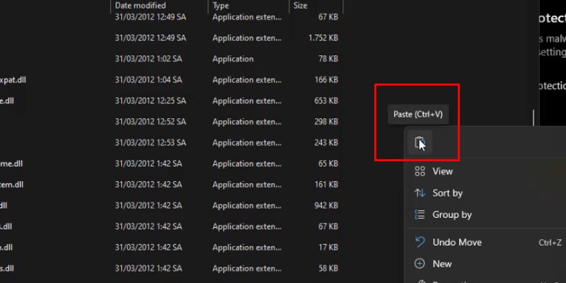paster file amtlib.dll vào