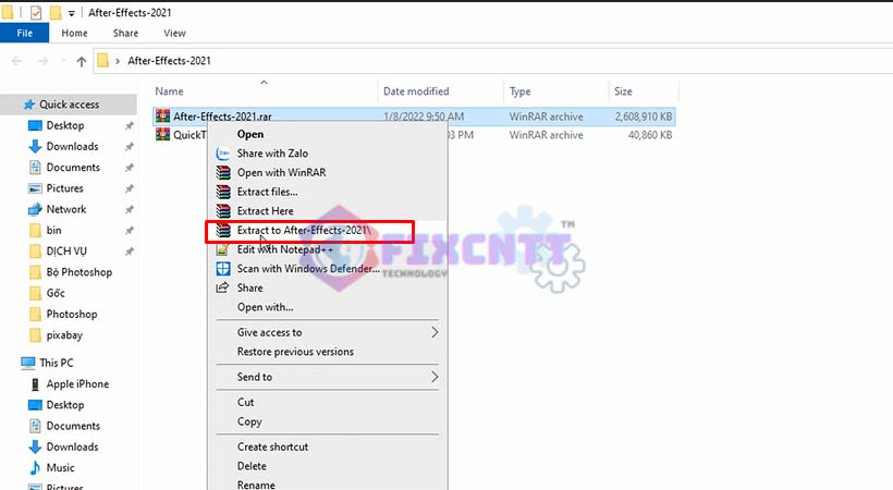 cài After Effects 2021
