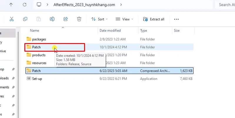 After Effects 2023: Tải Và Cài Đặt Chi Tiết Nhất 15 vào file Patch