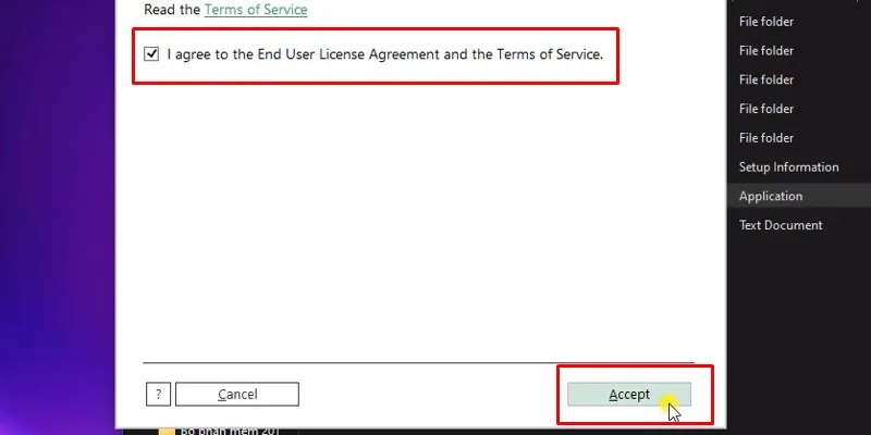 Cài Đặt CorelDRAW 2018 - Hướng Dẫn Đầy Đủ 12 tích vô ô như hình và bấm Accept